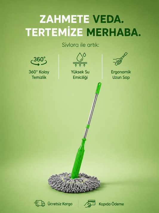 Sivlora - Kendinden Sıkmalı Yeni Nesil Mop