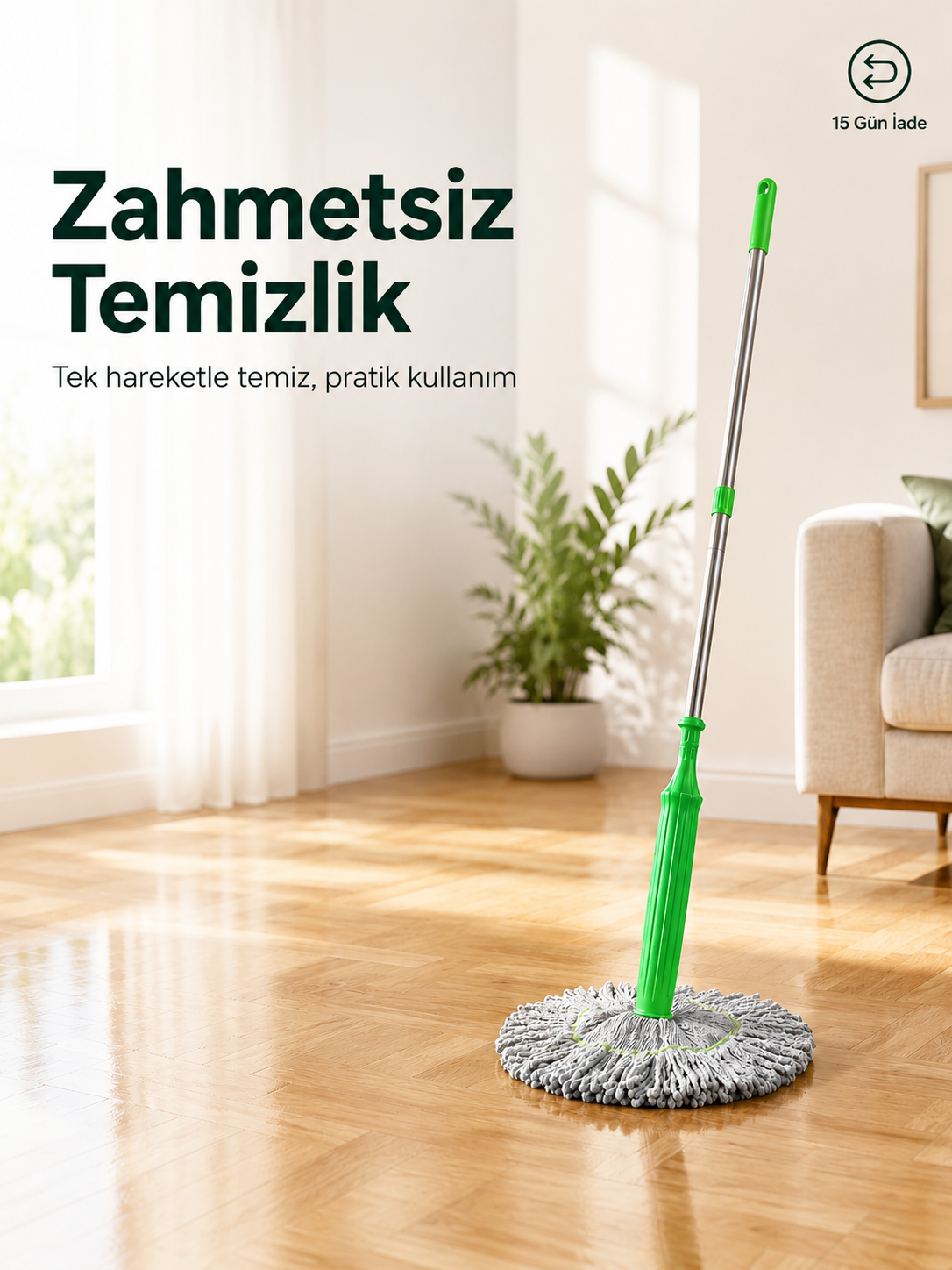 Sivlora - Kendinden Sıkmalı Yeni Nesil Mop