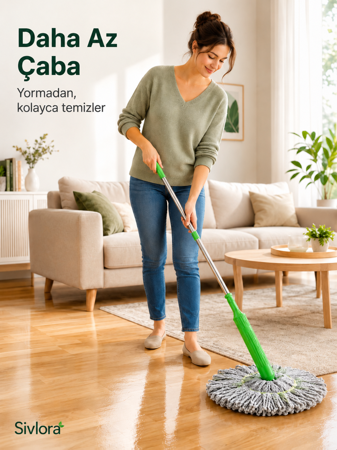 Sivlora - Kendinden Sıkmalı Yeni Nesil Mop
