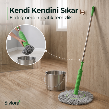 Sivlora - Kendinden Sıkmalı Yeni Nesil Mop